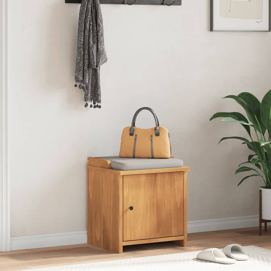 vidaXL Hallway Bench SANDNES 45x40x50 cm Solid Wood Pine