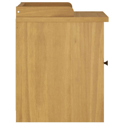 vidaXL Hallway Bench SANDNES 45x40x50 cm Solid Wood Pine
