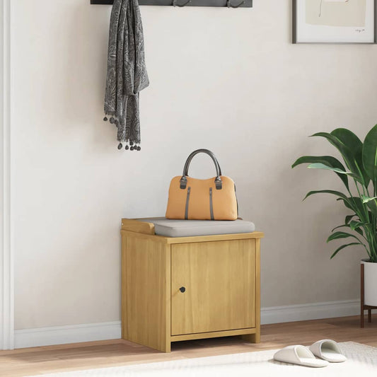vidaXL Hallway Bench SANDNES 45x40x50 cm Solid Wood Pine