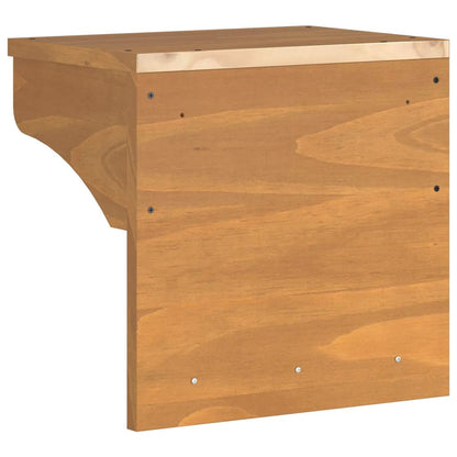 vidaXL Wall-mounted Coat Rack "SANDNES" 43x30x42 cm Solid Wood Pine
