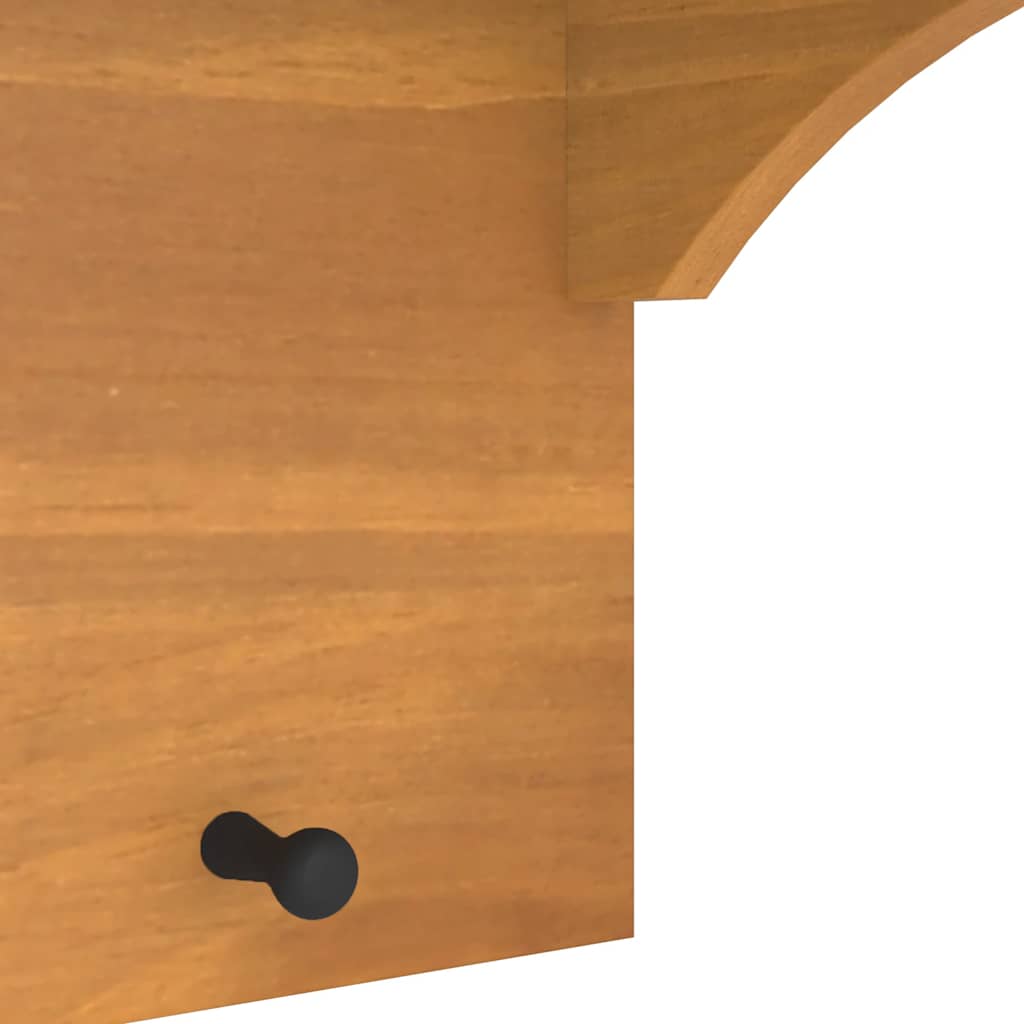 vidaXL Wall-mounted Coat Rack "SANDNES" 43x30x42 cm Solid Wood Pine