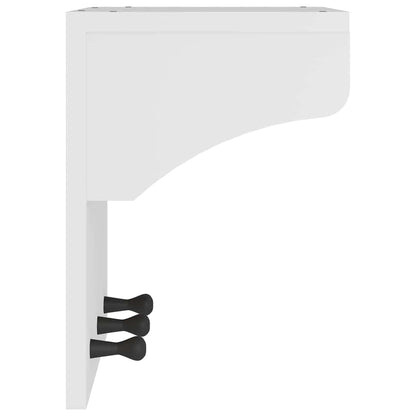 vidaXL Wall-mounted Coat Rack "S&NES" White 43x30x42 cm