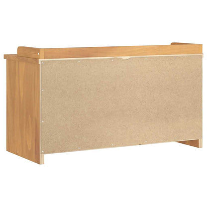 vidaXL Hallway Bench "SANDNES" 87x40x50 cm Solid Wood Pine