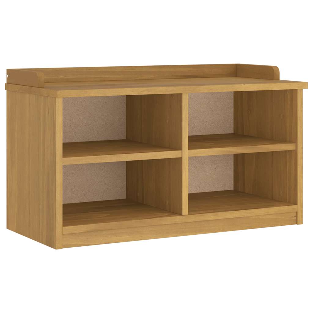 vidaXL Hallway Bench SANDNES 87x40x50 cm Solid Wood Pine