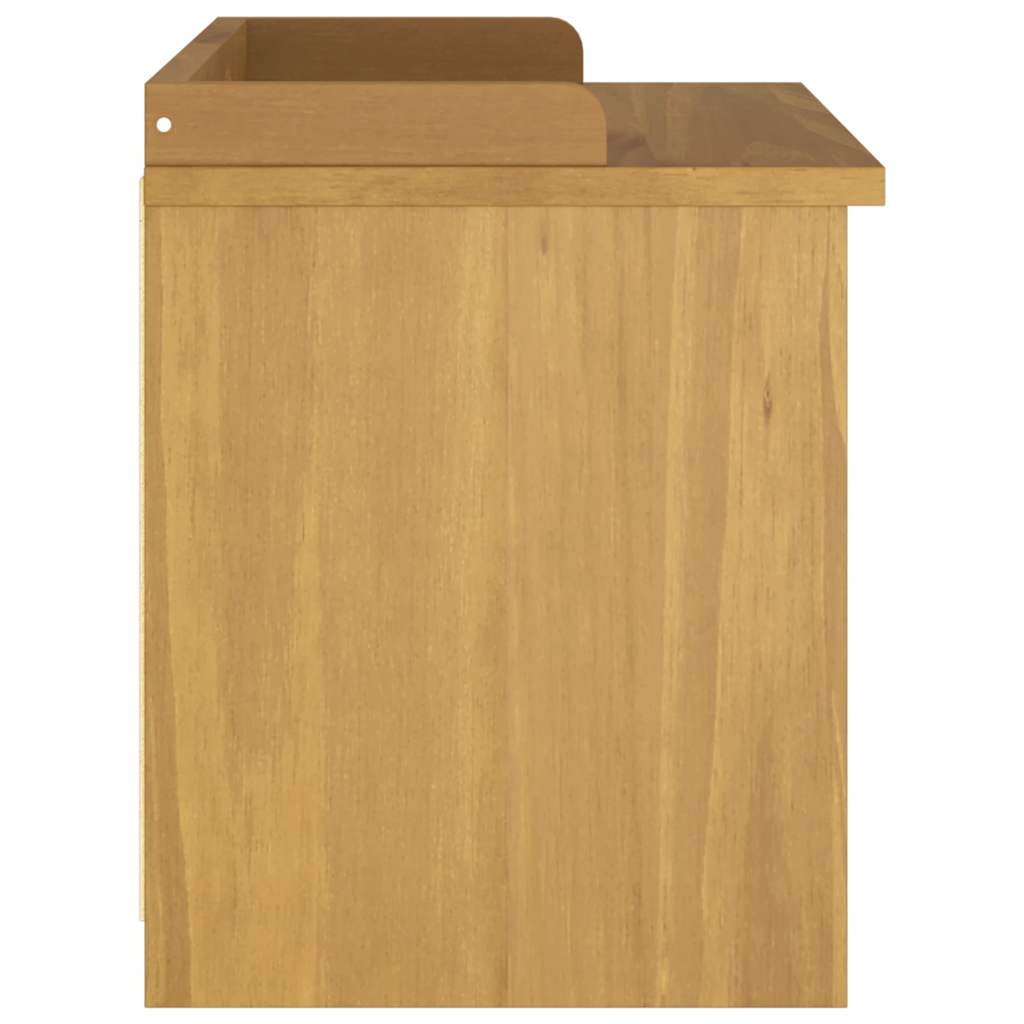 vidaXL Hallway Bench SANDNES 87x40x50 cm Solid Wood Pine