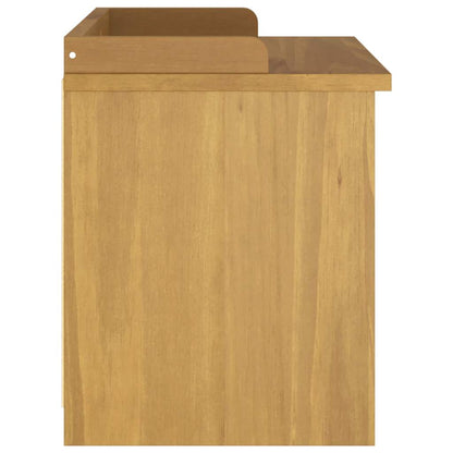 vidaXL Hallway Bench SANDNES 87x40x50 cm Solid Wood Pine