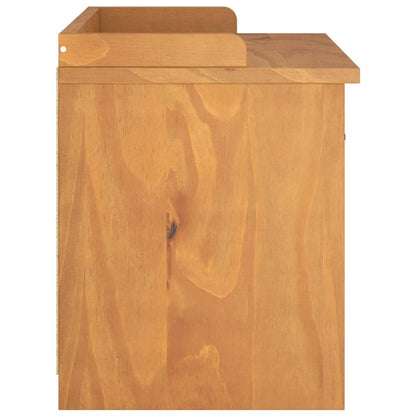 vidaXL Hallway Bench SANDNES 87x40x50 cm Solid Wood Pine