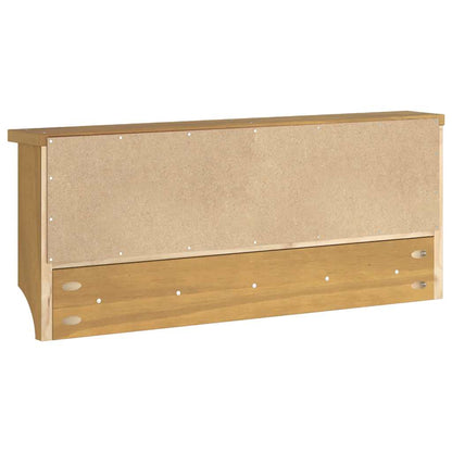 vidaXL Wall-mounted Coat Rack "SANDNES" 87x12x35 cm Solid Wood Pine