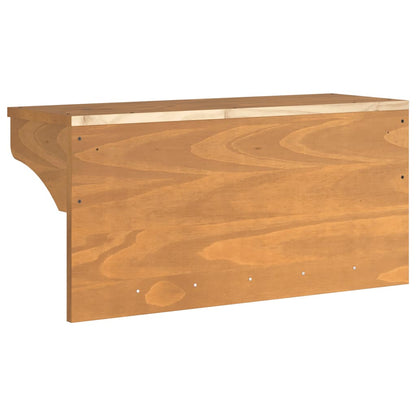 vidaXL Wall-mounted Coat Rack SANDNES 87x30x42 cm Solid Wood Pine