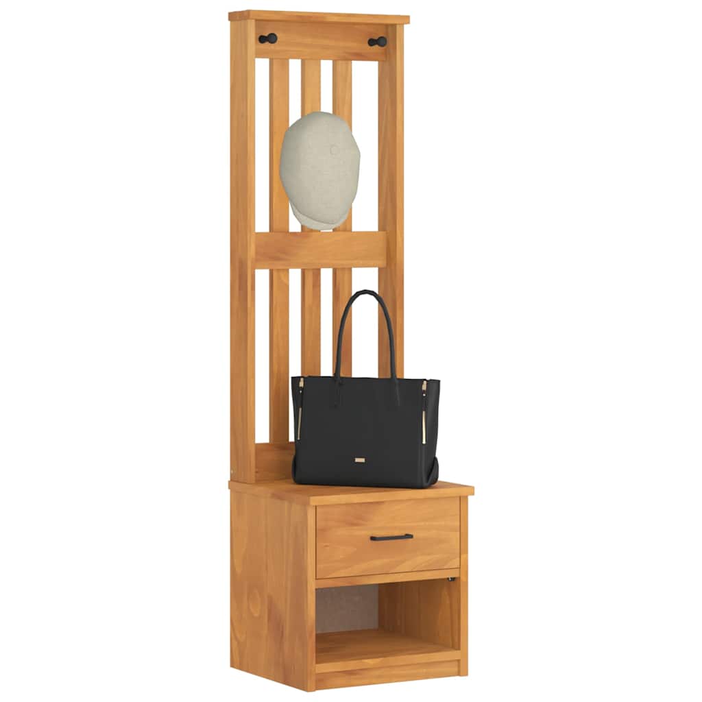 vidaXL Hall Tree SANDNES 45x40x159.5 cm Solid Wood Pine