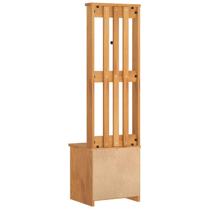 vidaXL Hall Tree "SANDNES" 45x40x159,5 cm Solid Wood Pine
