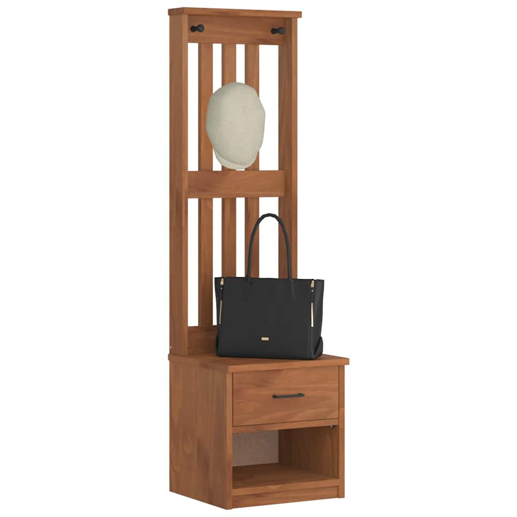 vidaXL Hall Tree SANDNES 45x40x159.5 cm Solid Wood Pine