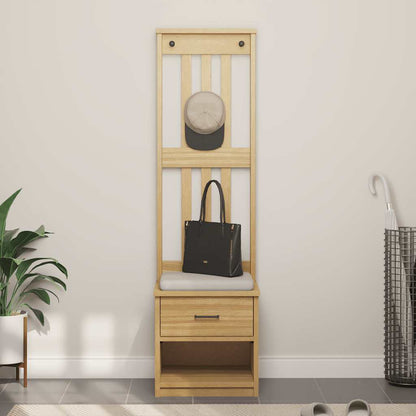 vidaXL Hall Tree SANDNES 45x40x159.5 cm Solid Wood Pine
