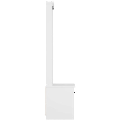 vidaXL Hall Tree SANDNES White 45x40x159.5 cm Solid Wood Pine