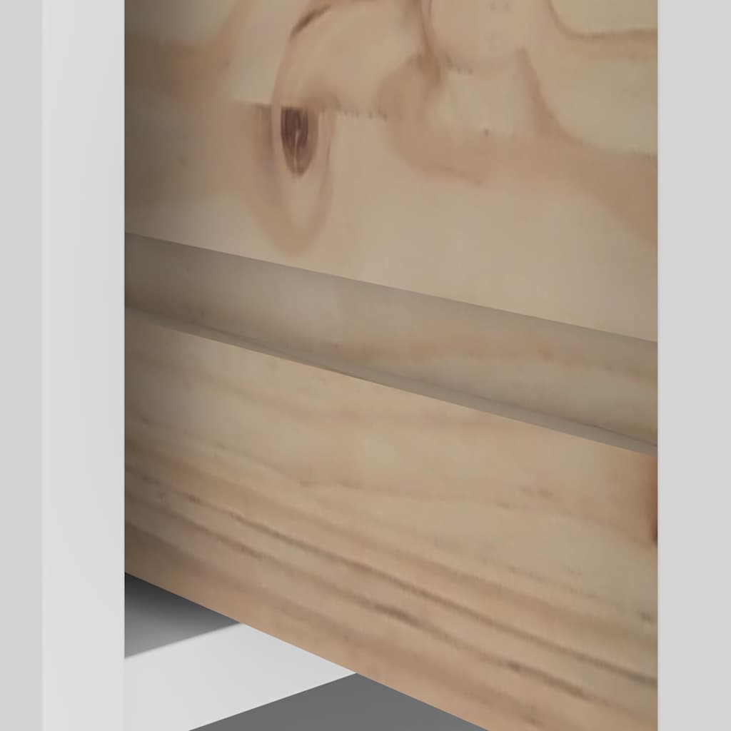vidaXL Hall Tree SANDNES White 45x40x159.5 cm Solid Wood Pine