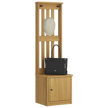 vidaXL Hall Tree "SANDNES" 45x40x159,5 cm Solid Wood Pine