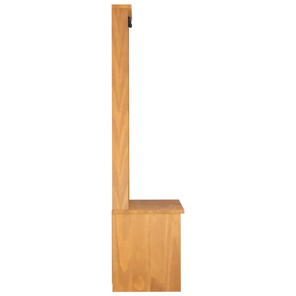 vidaXL Hall Tree SANDNES 87x40x159.5 cm Solid Wood Pine