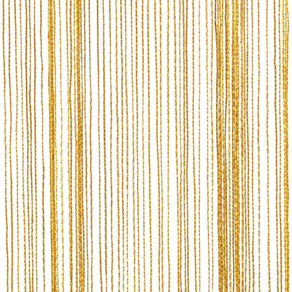 vidaXL String Curtains 2 pcs Gold 100x250 cm
