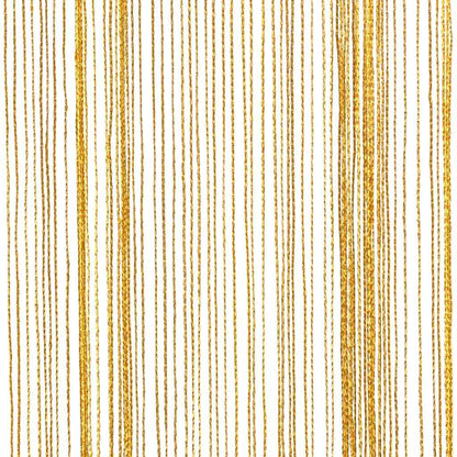 vidaXL String Curtains 2 pcs Gold 140x250 cm