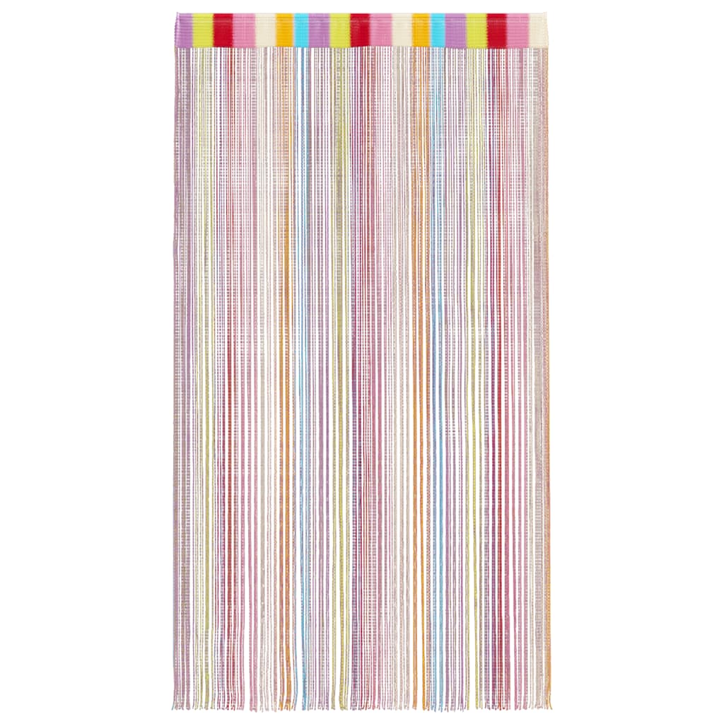 vidaXL String Curtains 2 pcs Multicolour 100x250 cm
