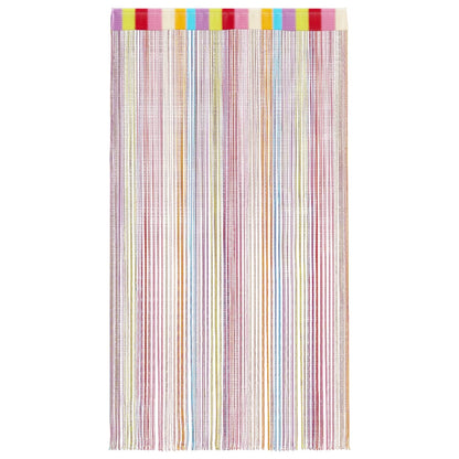 vidaXL String Curtains 2 pcs Multicolour 100x250 cm