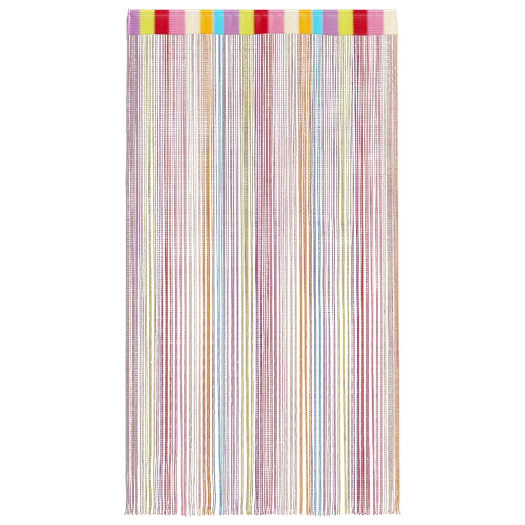 vidaXL String Curtains 2 pcs Multicolour 140x250 cm