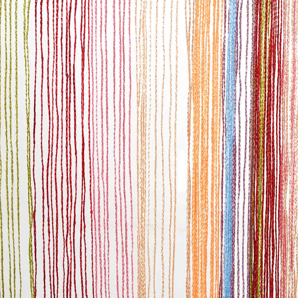 vidaXL String Curtains 2 pcs Multicolour 140x250 cm