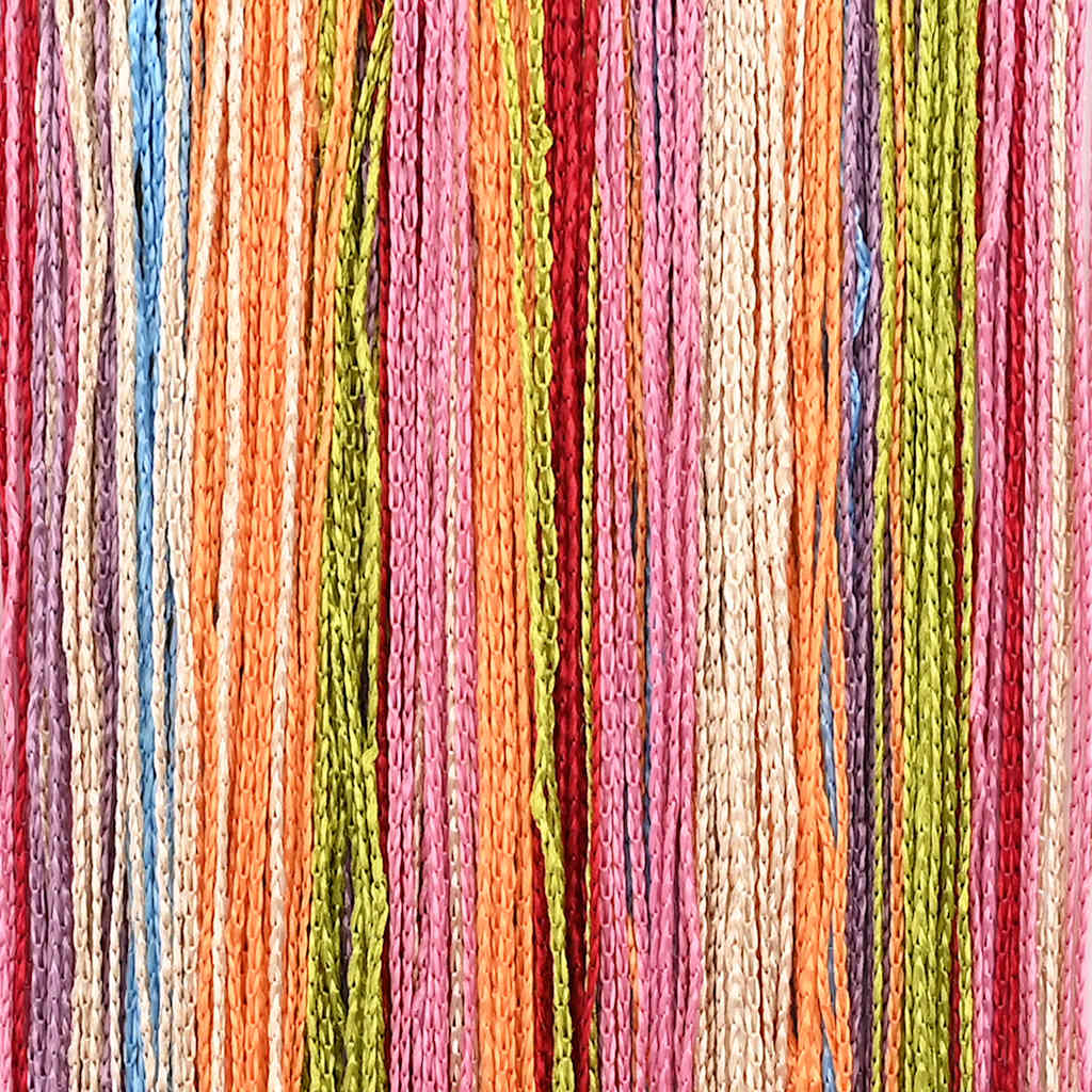 vidaXL String Curtains 2 pcs Multicolour 140x250 cm
