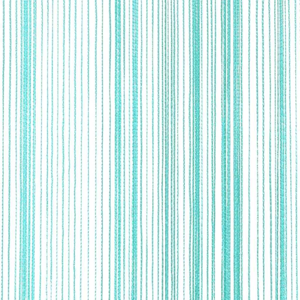 vidaXL String Curtains 2 pcs Turquoise 100x250 cm