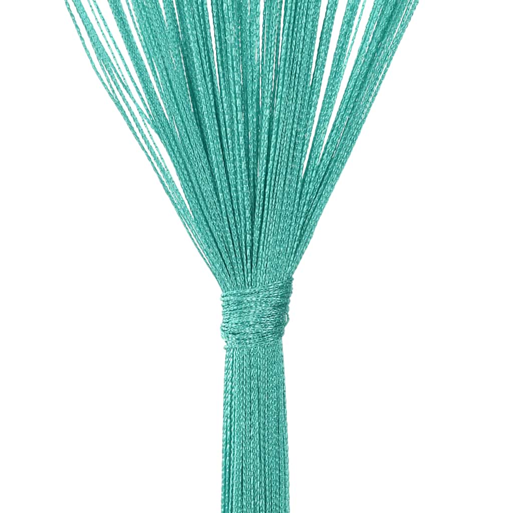 vidaXL String Curtains 2 pcs Turquoise 140x250 cm