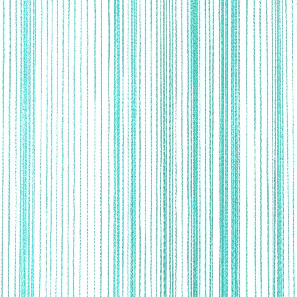 vidaXL String Curtains 2 pcs Turquoise 140x250 cm