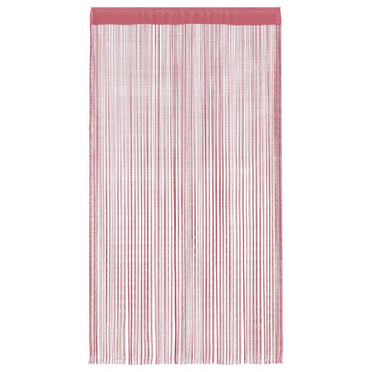 vidaXL String Curtains 2 pcs Pink 140x250 cm