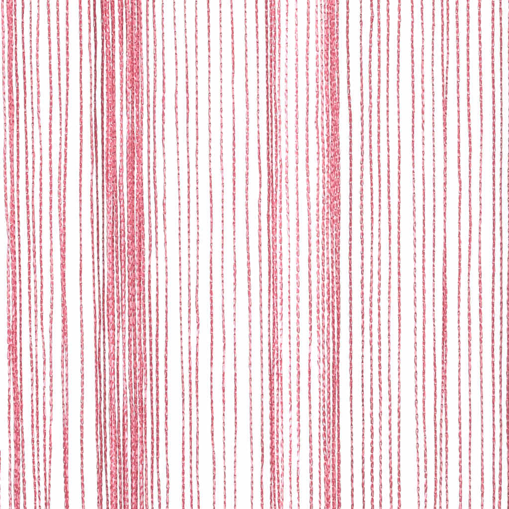 vidaXL String Curtains 2 pcs Pink 140x250 cm