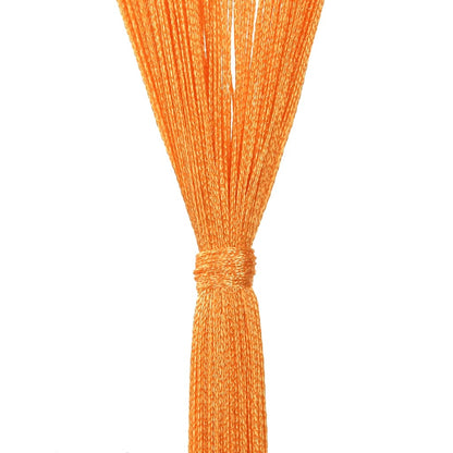 vidaXL String Curtains 2 pcs Orange 100x250 cm