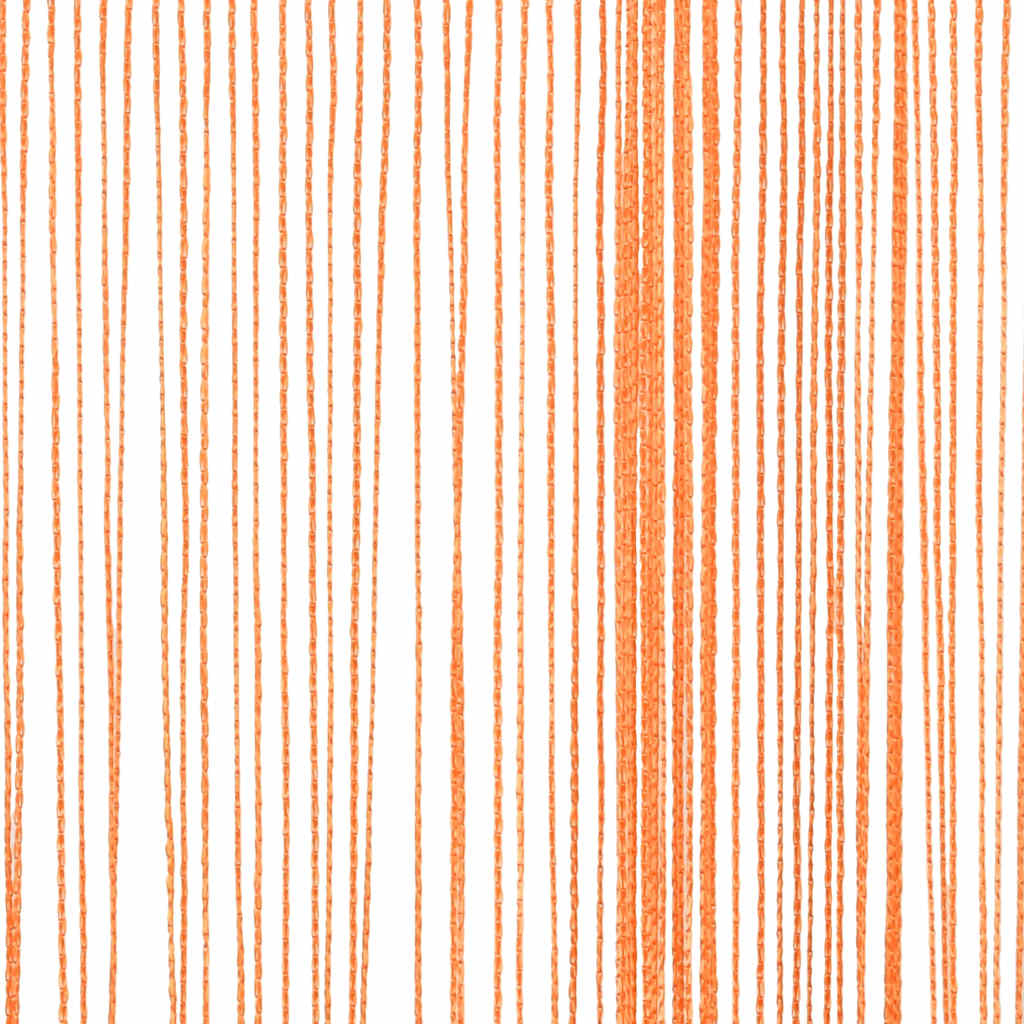 vidaXL String Curtains 2 pcs Orange 100x250 cm