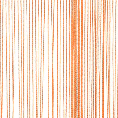 vidaXL String Curtains 2 pcs Orange 100x250 cm