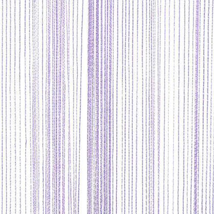 vidaXL String Curtains 2 pcs Purple 100x250 cm
