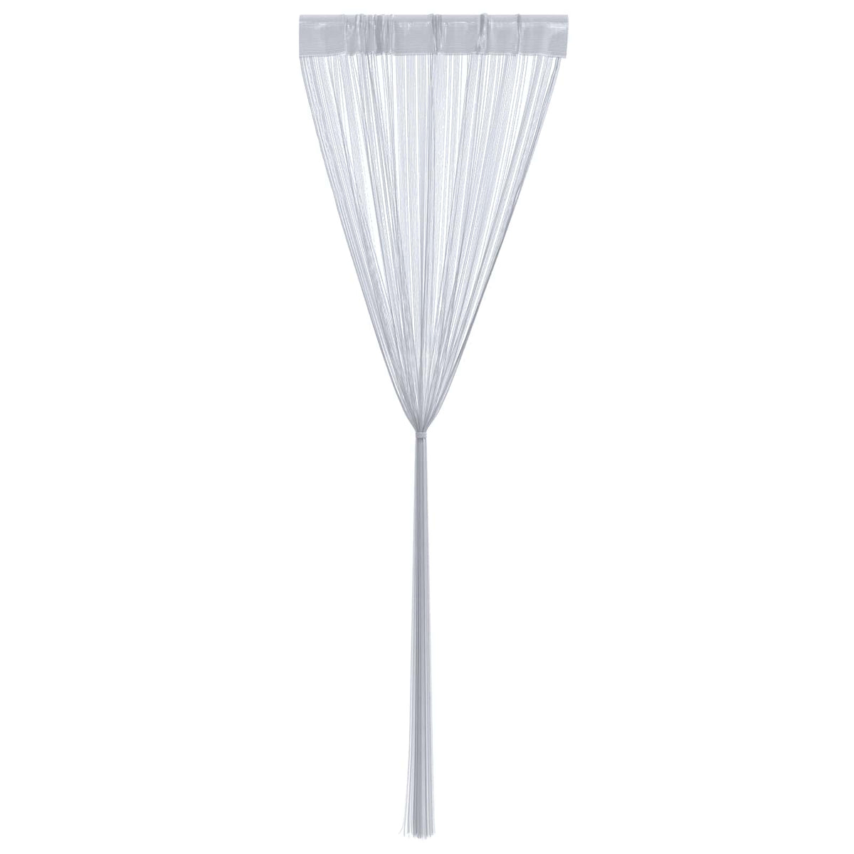 vidaXL String Curtains 2 pcs Light Grey 100x250 cm