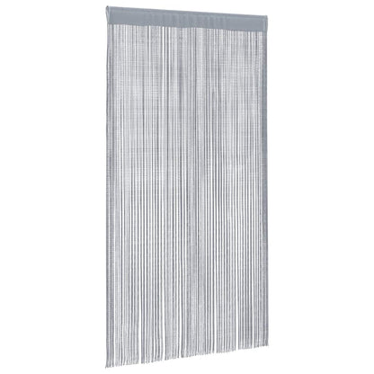 vidaXL String Curtains 2 pcs Light Grey 140x250 cm