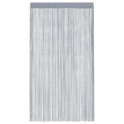 vidaXL String Curtains 2 pcs Light Grey 140x250 cm