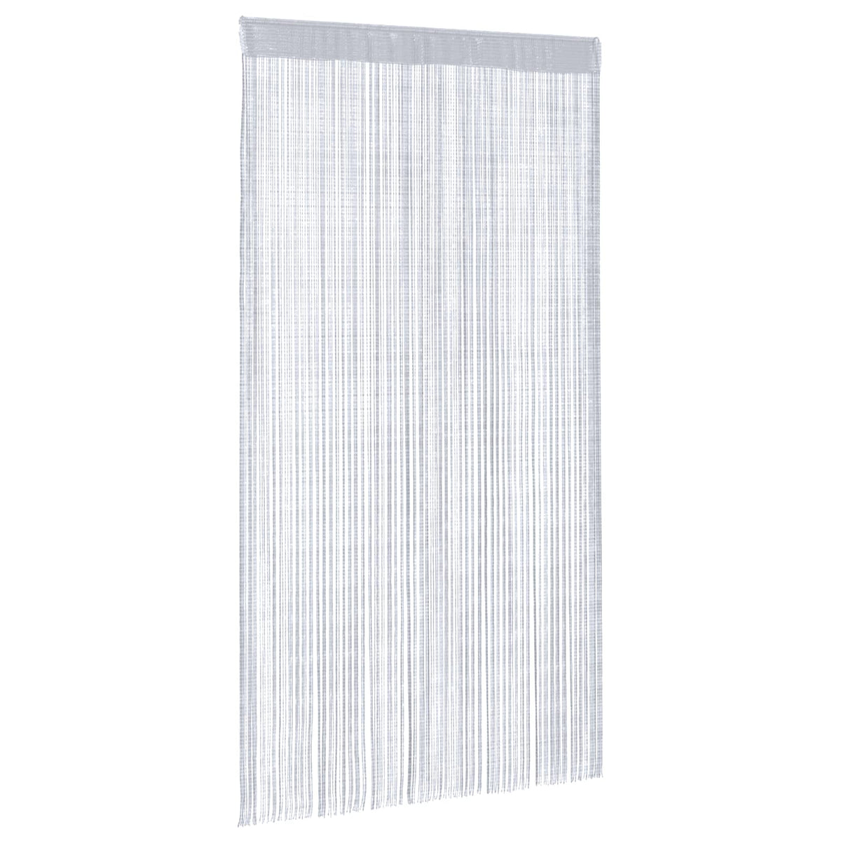 vidaXL String Curtains 2 pcs Light Grey 140x250 cm