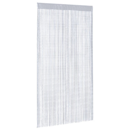 vidaXL String Curtains 2 pcs Light Grey 140x250 cm
