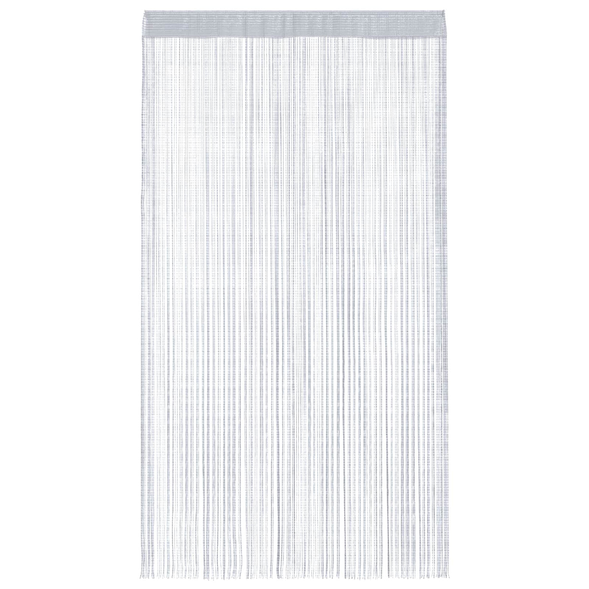 vidaXL String Curtains 2 pcs Light Grey 140x250 cm