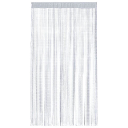 vidaXL String Curtains 2 pcs Light Grey 140x250 cm