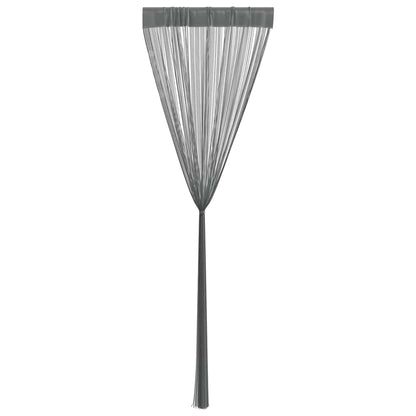vidaXL String Curtains 2 pcs Anthracite 140x250 cm