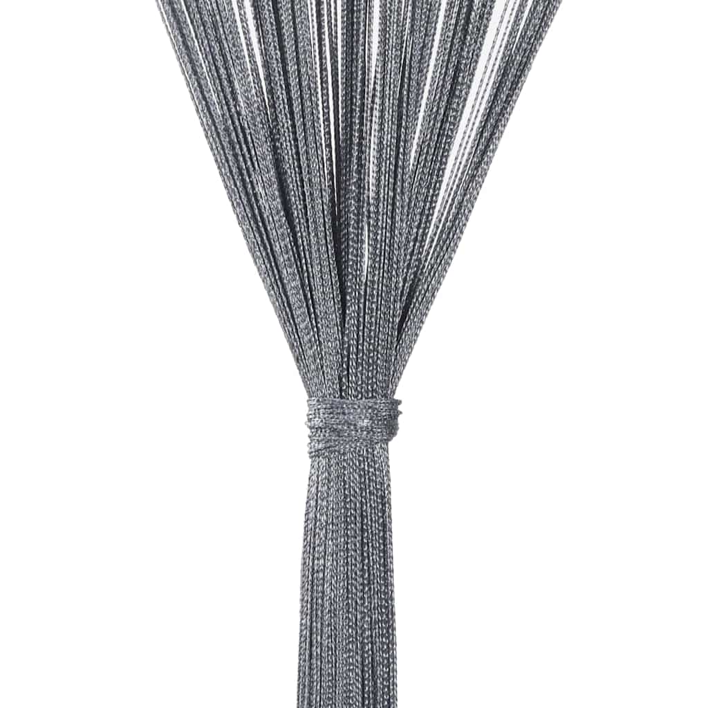 vidaXL String Curtains 2 pcs Anthracite 140x250 cm