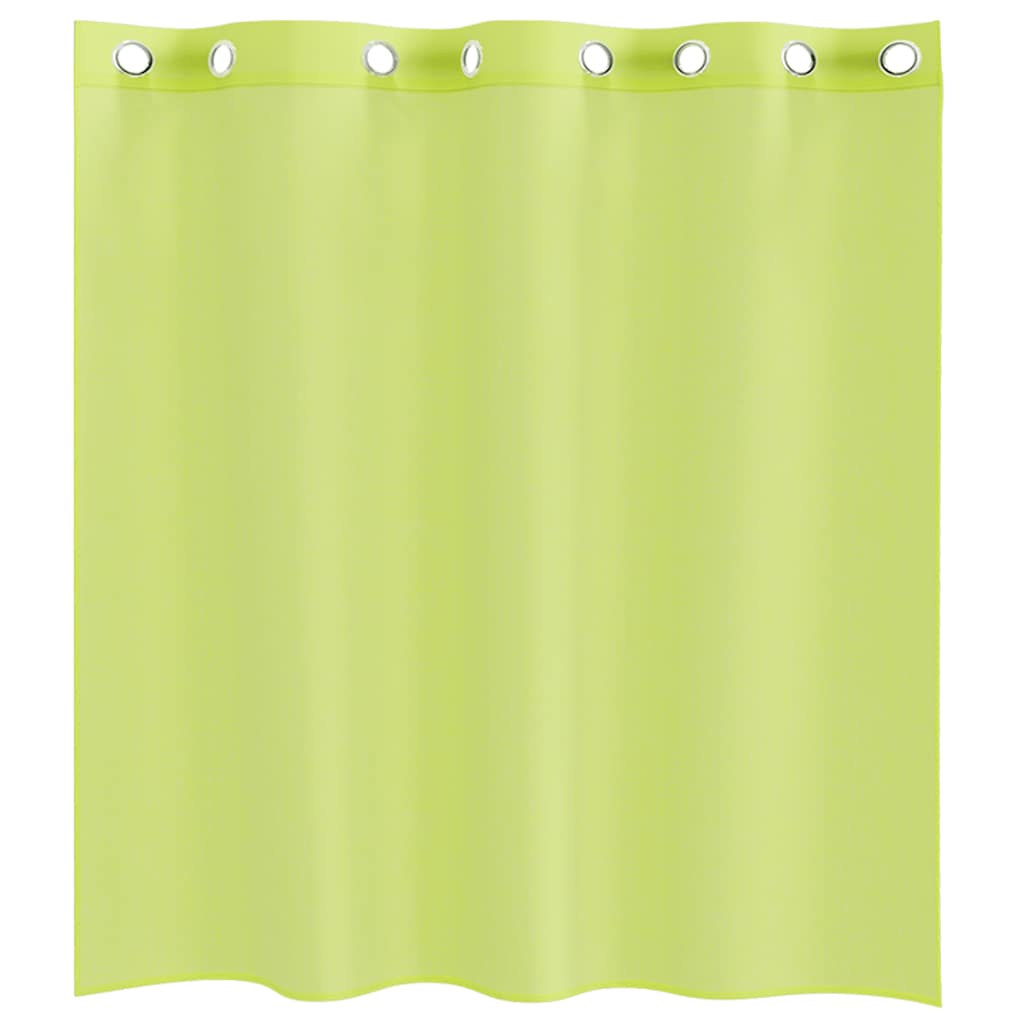 vidaXL Voile Curtains with Grommets 2 pcs Apple Green 140x140 cm