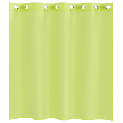 vidaXL Voile Curtains with Grommets 2 pcs Apple Green 140x140 cm
