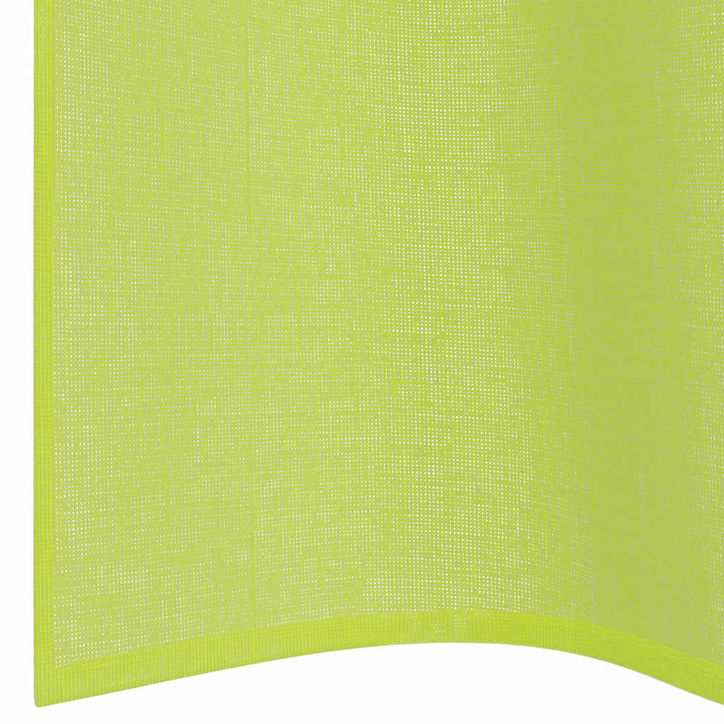 vidaXL Voile Curtains with Grommets 2 pcs Apple Green 140x225 cm