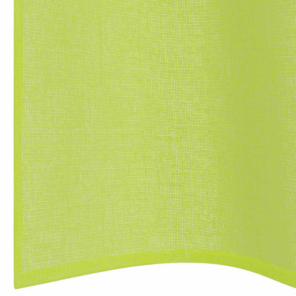 vidaXL Voile Curtains with Grommets 2 pcs Apple Green 140x225 cm